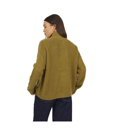 Pull Femme Vert Kaki Brave Soul