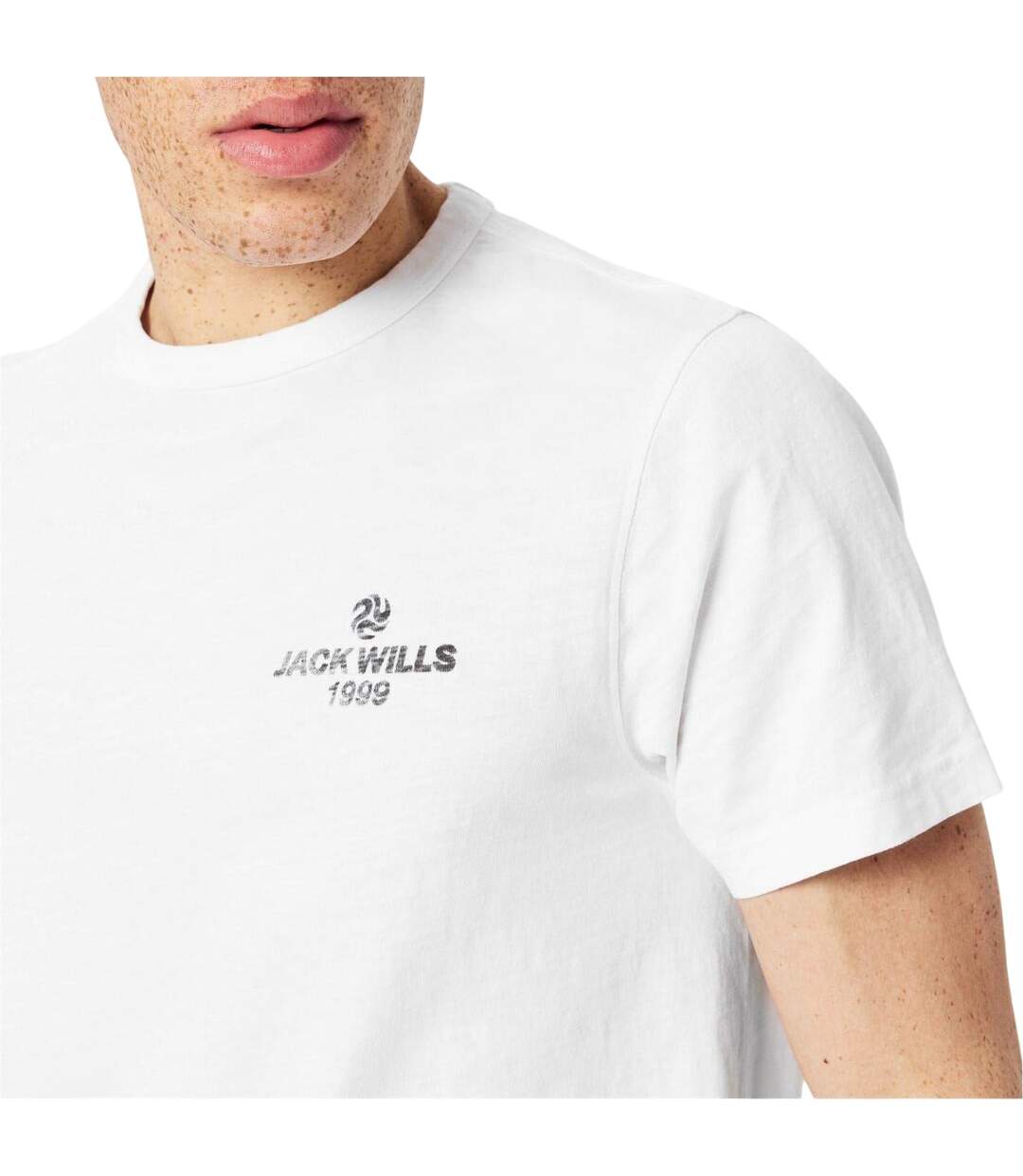T-shirt Motif/style Imprimé Sur L´intérieur Homme Blanc Jack Wills-4