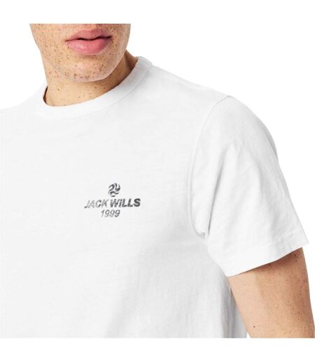 T-shirt Motif/style Imprimé Sur L´intérieur Homme Blanc Jack Wills