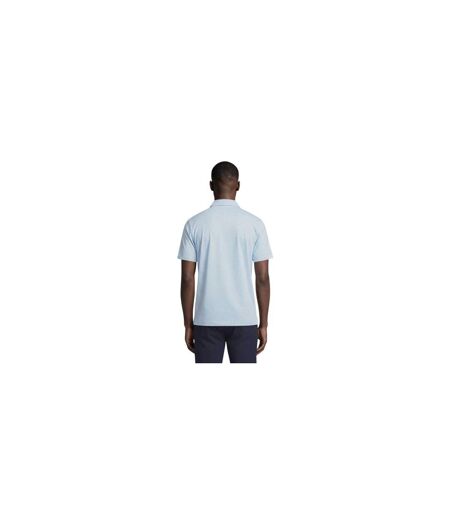 Mens Cloudspun Polo Shirt White Blue Puma