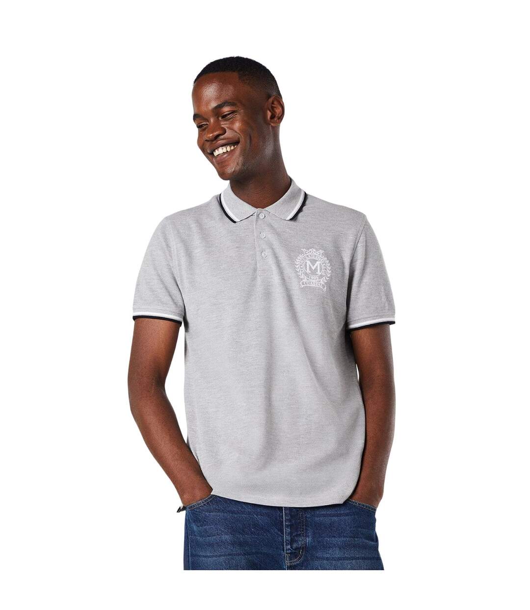 Polo homme gris Maine