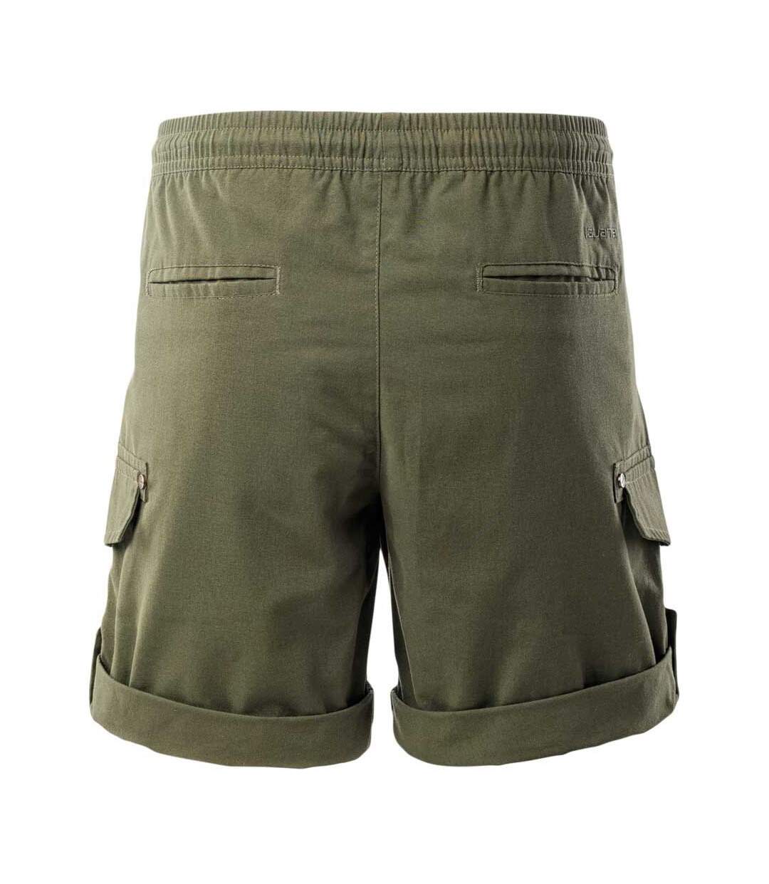 Short irim femme vert kaki foncé Iguana-2