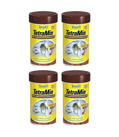 Aliment complet pour poissons tropicaux Tetramin (Lot de 4)