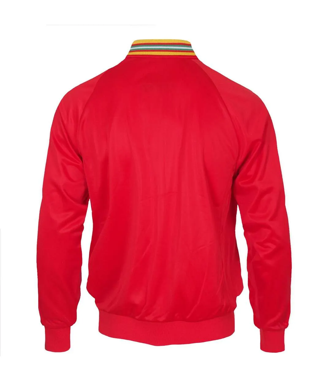 Mens Retro Bomber Jacket Red Wales Cymru-2