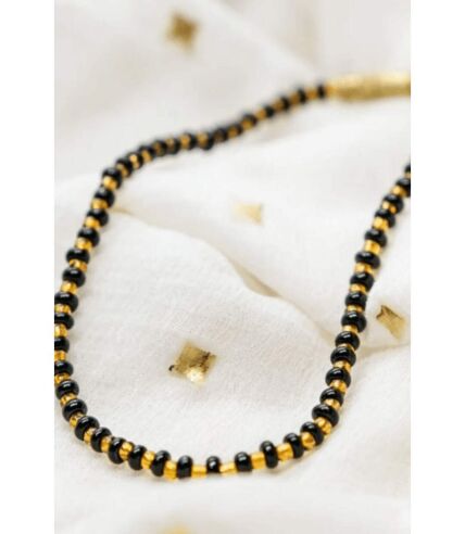 Adjustable Black Golden Beads Indian New Born Kids Nazaria Daily Bracelet