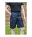 Mens cargo workwear shorts navy Absolute Apparel-1