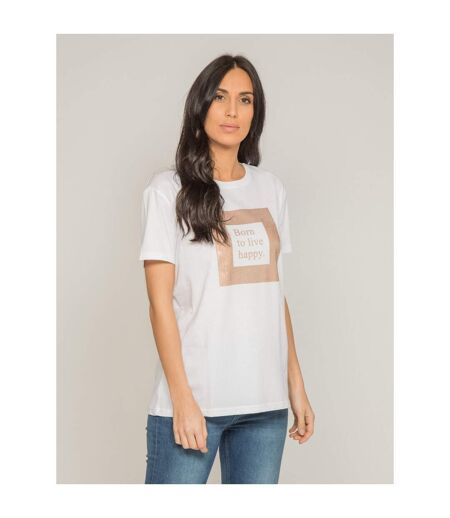 T-shirt col rond message FLIGNY - Dona X Lisa