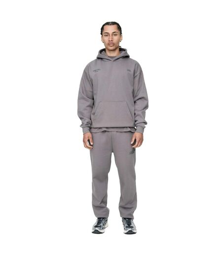 Mens Studio Garment District Back Print Hoodie Grey Kings Will Dream