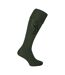 Chaussettes De Chasse Motif/style Uni Adulte Vert Jack Pyke-1
