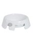 Shadow ceramic cat bowl one size white United Pets-1