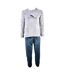 Pyjama Homme Long SWEET SECRET J2084 POLAIRE VERT-1