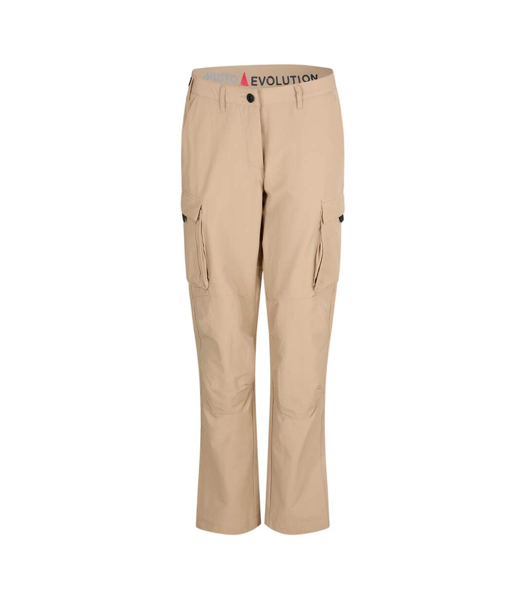 Womens/ladies Straight Leg Trousers Cream Musto-1