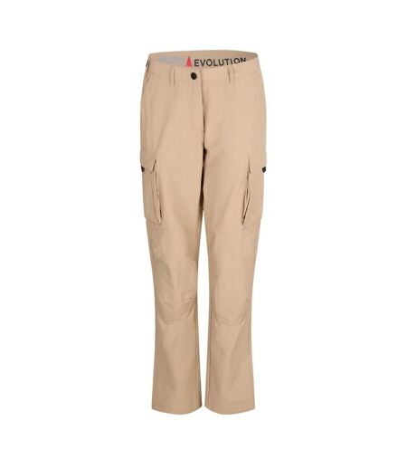Womens/ladies Straight Leg Trousers Cream Musto