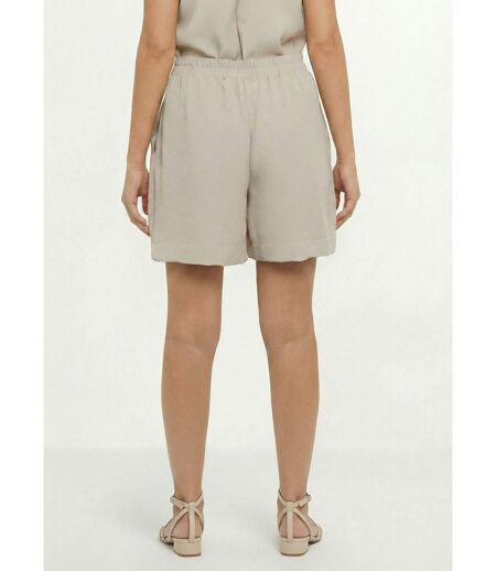 Short souple texturé, noué à la taille