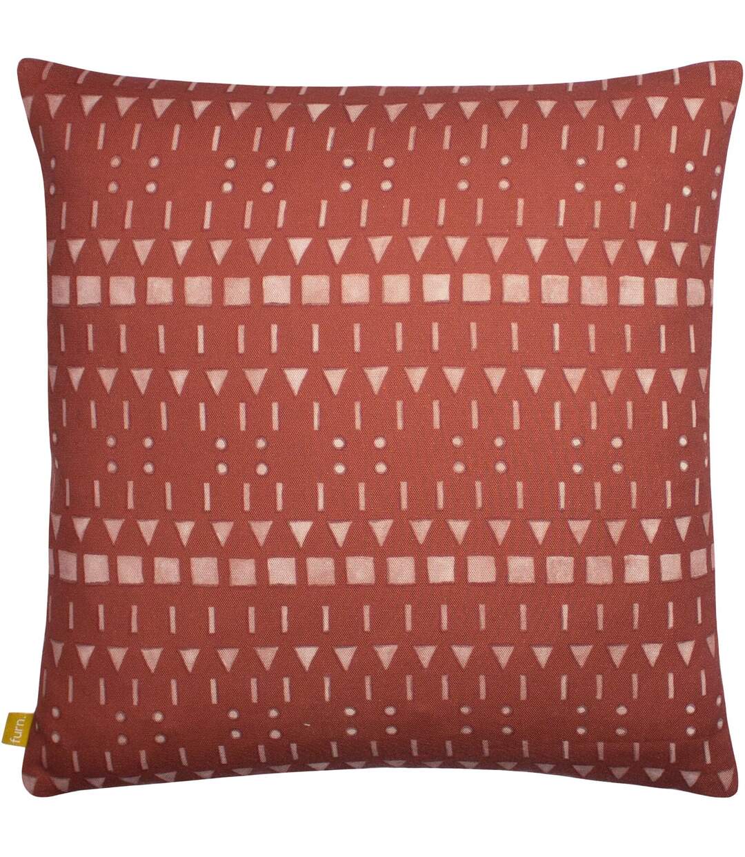 Pacha recycled cushion cover 43cm x 43cm teracotta Furn