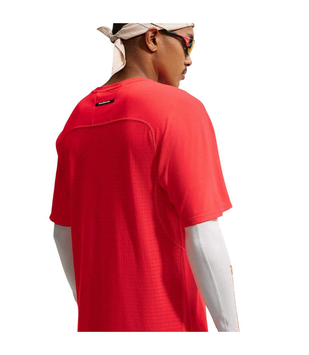 Mens Acg Running T-shirt Crimson White Nike-3