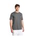 Mens sportstyle short-sleeved t-shirt castle rock grey/black Under Armour-3