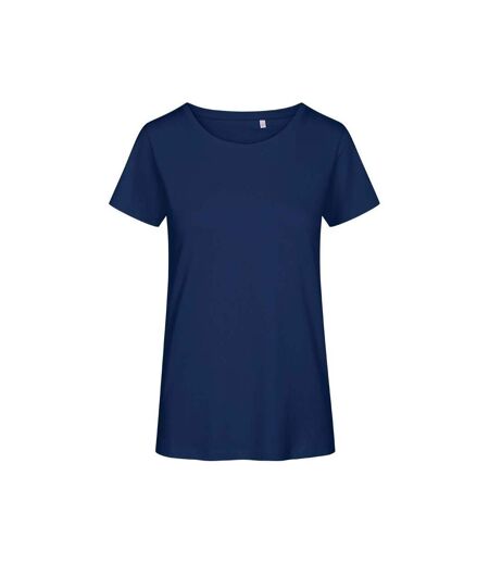 T-shirt Premium Femme Bleu Marine Français Promodoro