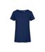 T-shirt Premium Femme Bleu Marine Français Promodoro-1