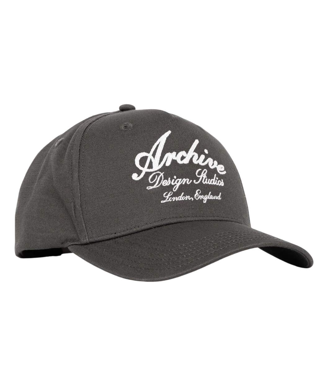 Mens script cap grey Archive Design Studios-1