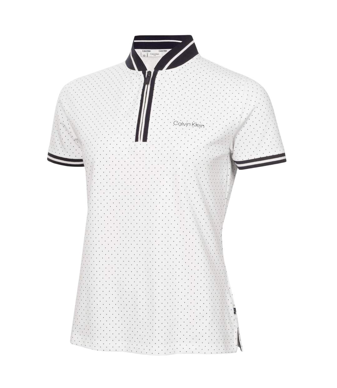 Polo Motif/style Micro-pois Camilla Femme Blanc Calvin Klein-2
