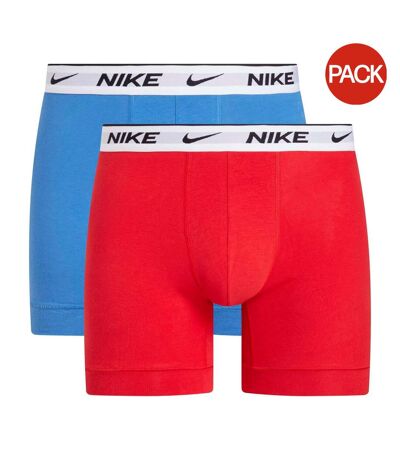 Pack Of 2  Mens Swim Briefs  Red Blue Nike