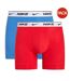Pack Of 2  Mens Swim Briefs  Red Blue Nike-1