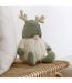 Statuette Déco Lutin Cerf 45cm Vert & Beige-2