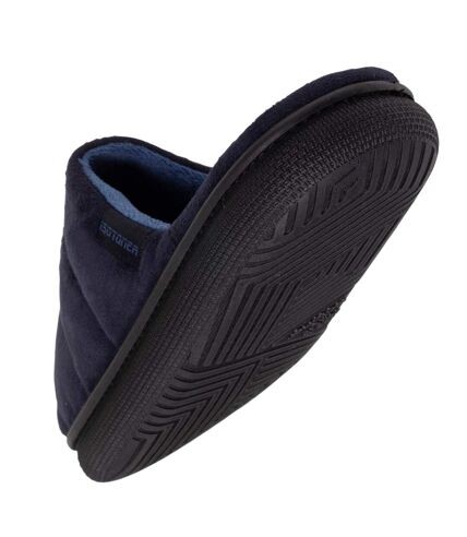 Isotoner Chaussons Mules homme ultra confortables, effet rebondissant avec un look très moderne