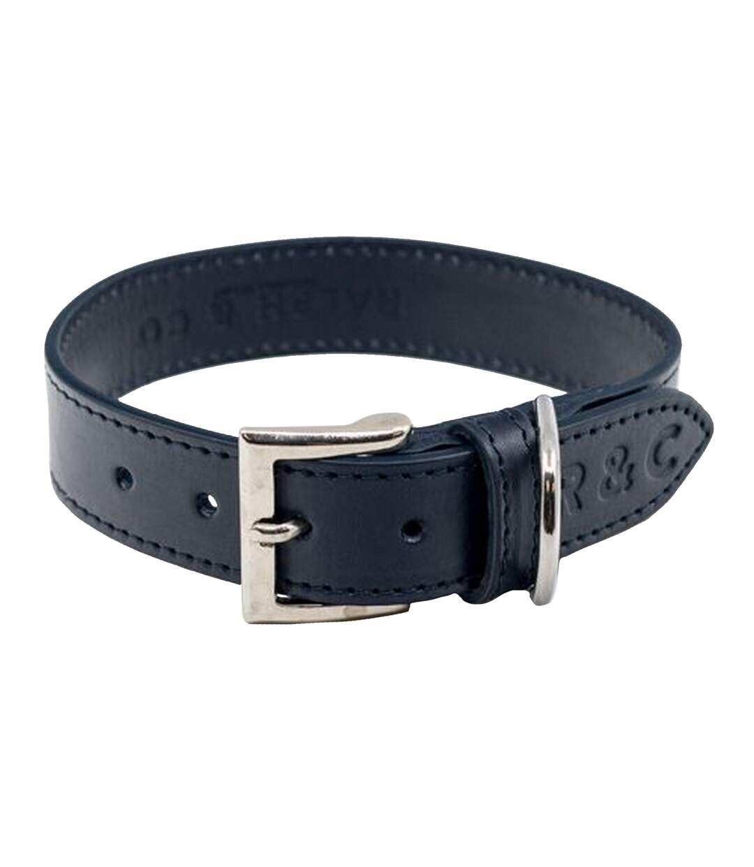 Ralph & Co Rimini Double Leather Dog Collar (X-Small) (Midnight Blue) - UTTL3326-2