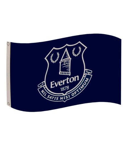 Everton FC - Drapeau (Bleu roi / Blanc) (Taille unique) - UTTA9198