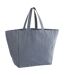 Tote Bag Plage Motif/style Rayures Contrastées Taille Unique Bleu Marine Westford Mill-1