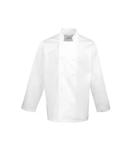 Unisex Adult Essential Long-sleeved Chef Jacket White Premier