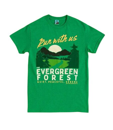 T-shirt Evergreen Forest Adulte Vert The Raccoons