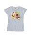 Disney T-shirt en coton Winnie The Pooh Ho Ho Ho Ho pour femmes/femmes (Gris sportif) - UTBI44901-1