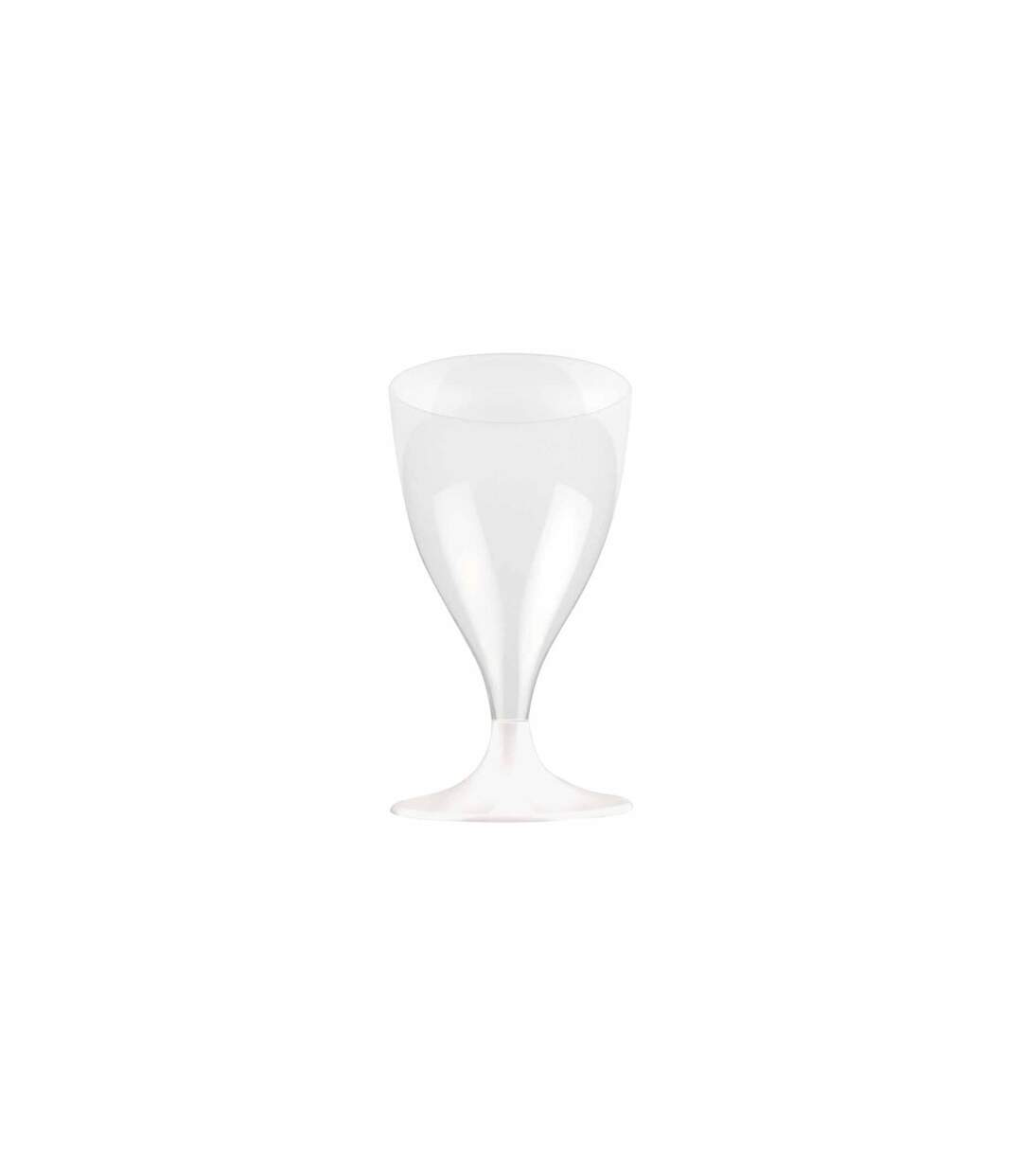 Lot de 6 Verres à Vin Réutilisable Plastique 18cl Transparent-2