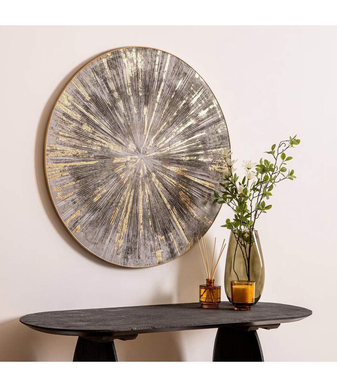 Décoration Murale Izzie 80cm Gris-4