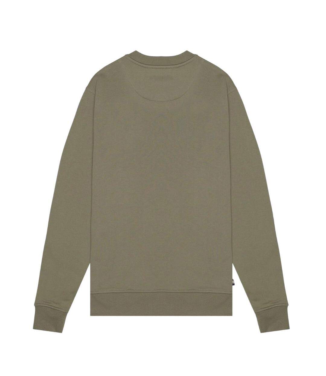 Sweat Sport Motif/style Gros Logo Homme Vert Militaire Aquascutum-2
