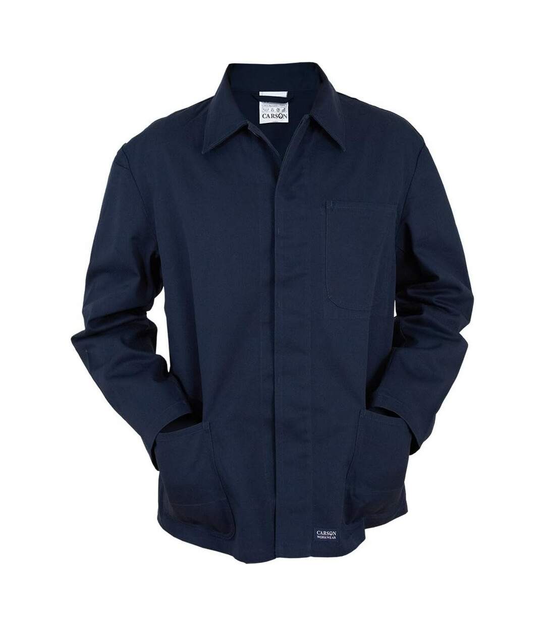 Doudoune Matelassée Manches Longues Classic Homme Bleu Marine Carson Classic Workwear-1