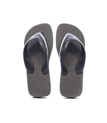 Tongs gris homme havaianas hybrid free - 39/40