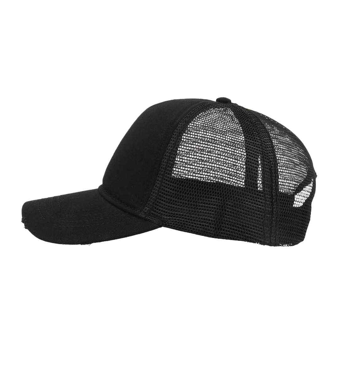 Lot de 2  casquettes rapper adulte noir Atlantis-3