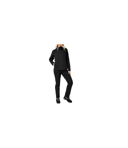 Womens/ladies Soft Shell Jacket Black Gelert