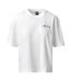 Womens/ladies Mindset Embroidered Logo T-shirt Cream Gym King-2