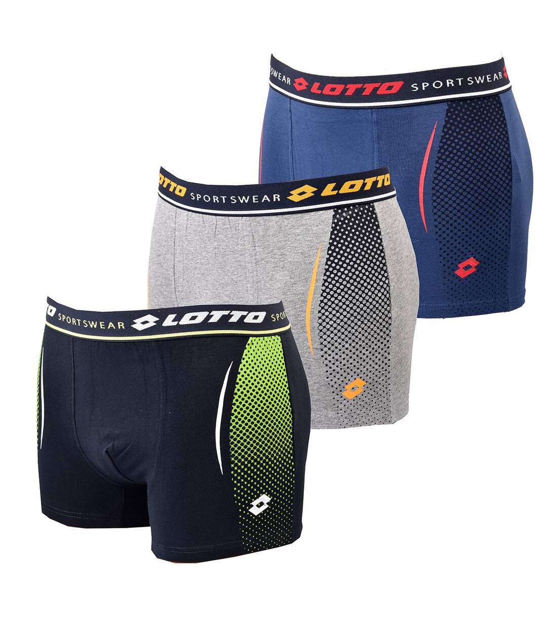 Boxer homme LOTTO Pack de 3 Boxers 0818-1