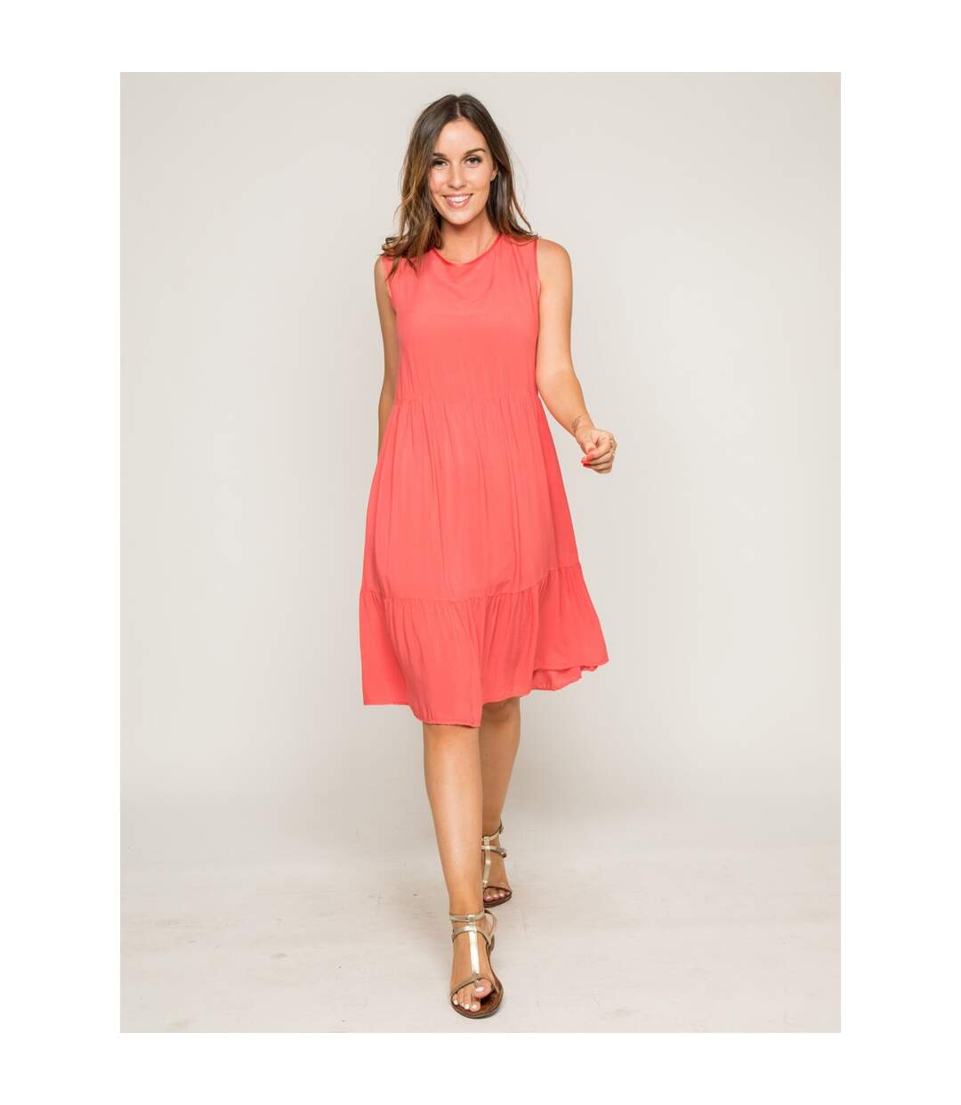 Robe midi IVOIRE - Dona X Lisa-4