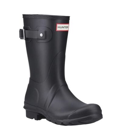 Womens/ladies Original Short Wellington Boots Black Hunter