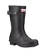 Womens/ladies Original Short Wellington Boots Black Hunter-1