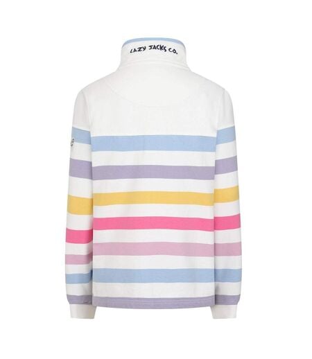 Sweat Motif/style Rayé Femme Pastel Lazy Jacks