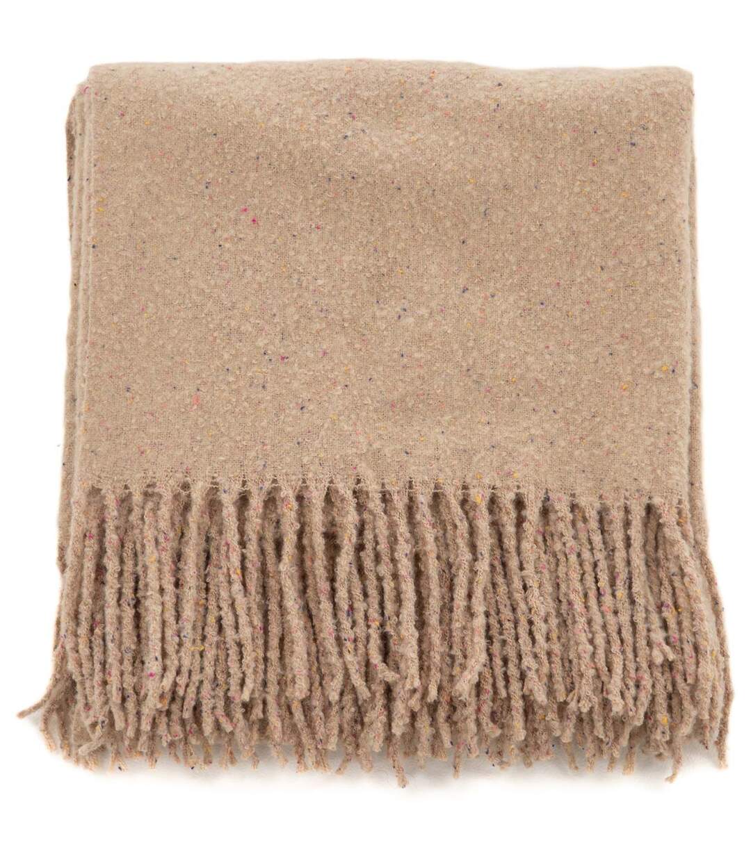 Jeté de canapé en polyester et coton Tilly 170 x 130 cm-1