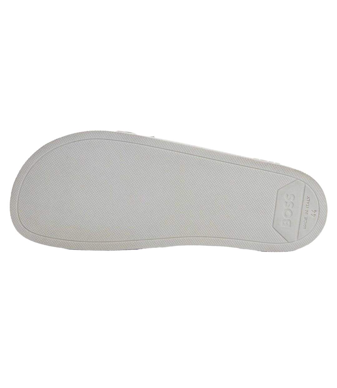 Claquettes Motif/style Logo Bay Adulte Blanc Boss-3